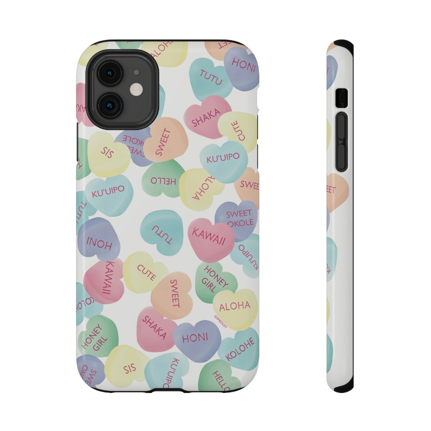 Candy Conversation Hearts Hawaii Style (White)