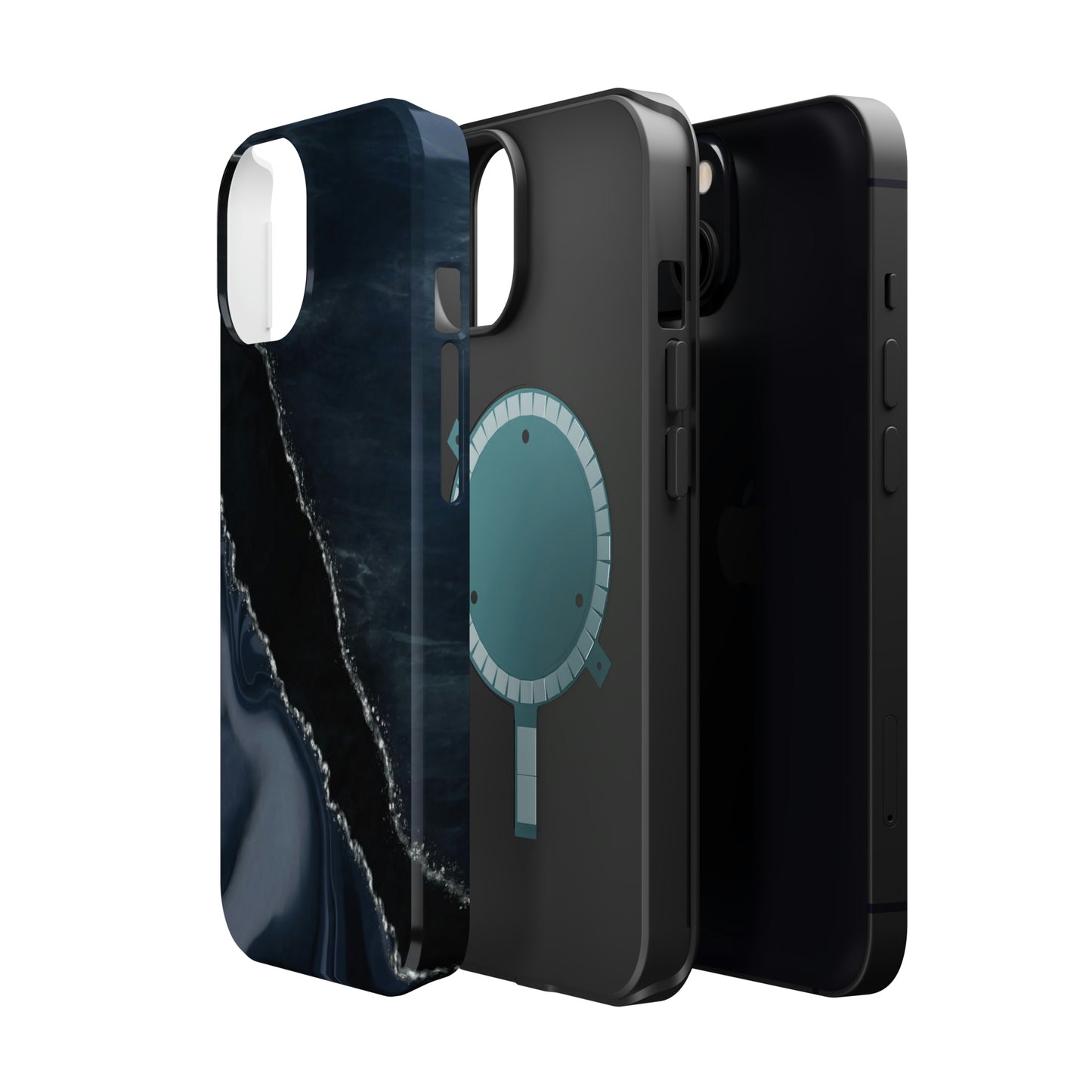 Marble Art Dark Blue Geode, MagSafe