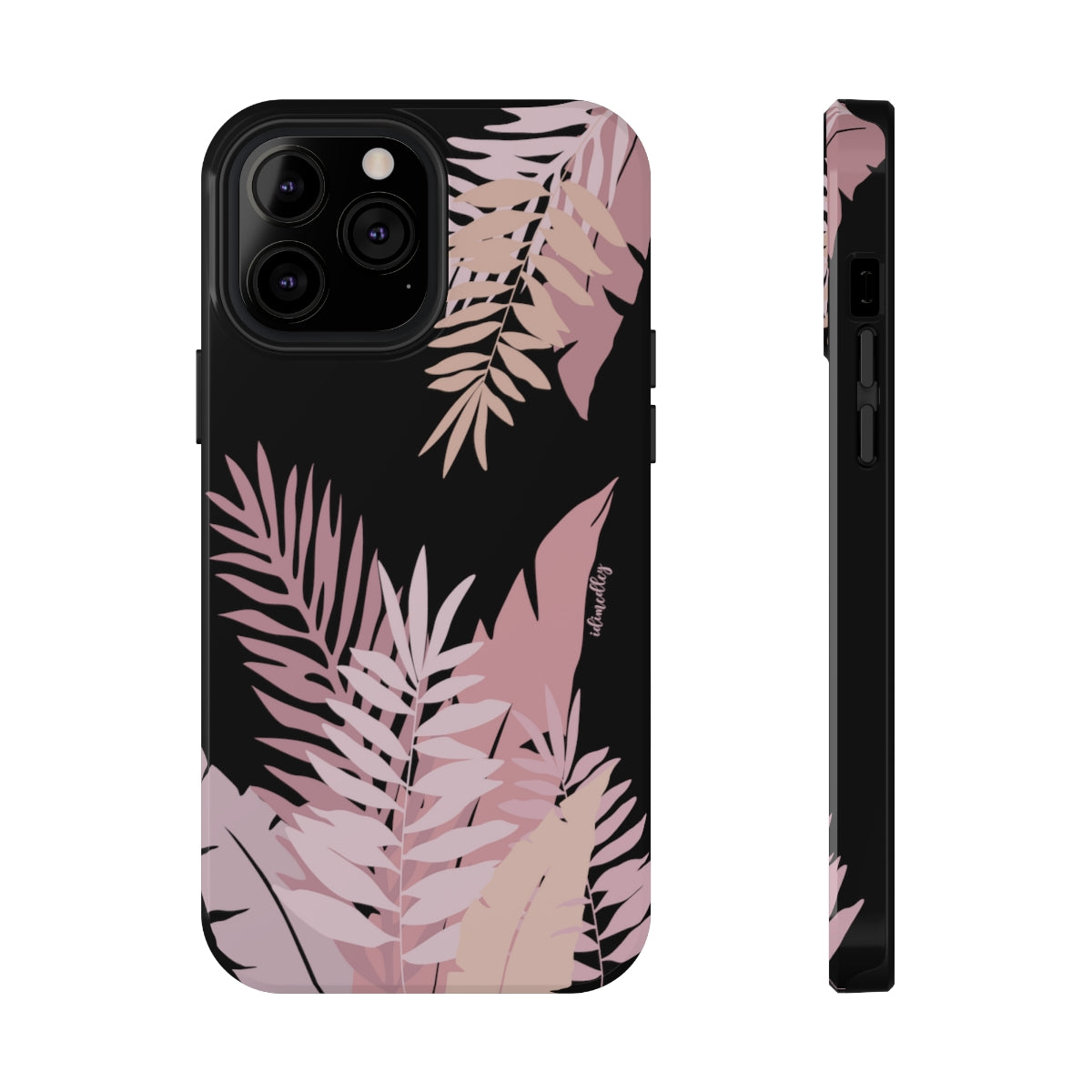 Whispering Leaves (Pink and Black)
