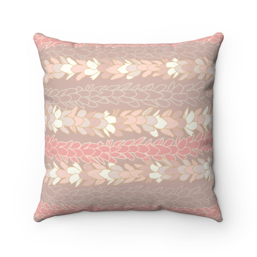 Canvas Throw Pillow Case - Pakalana Stringing Peach