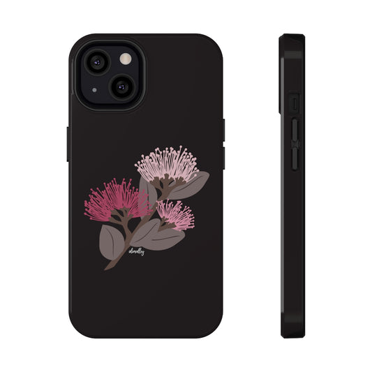Ohia Branch Blossoms (Lava Stone)