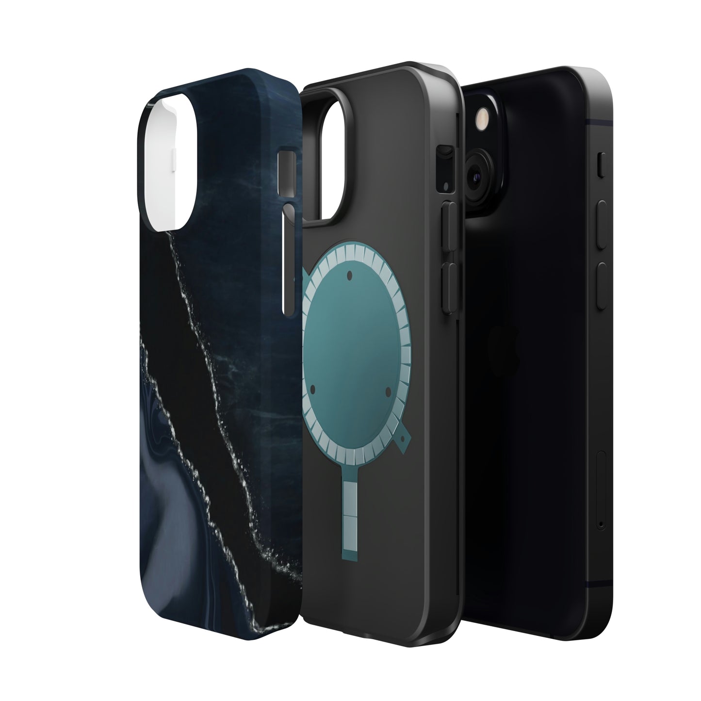 Marble Art Dark Blue Geode, MagSafe