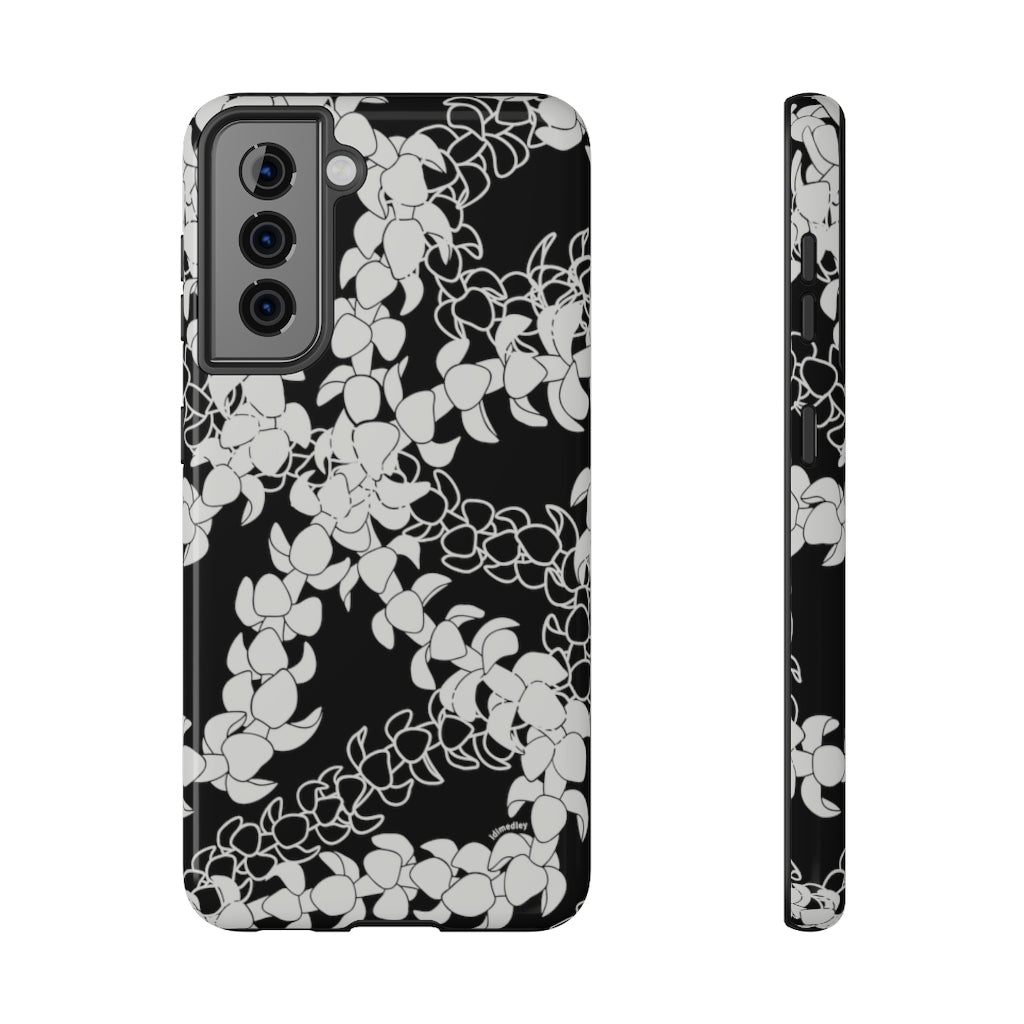 Puakenikeni Curvilinear Lei (Black)