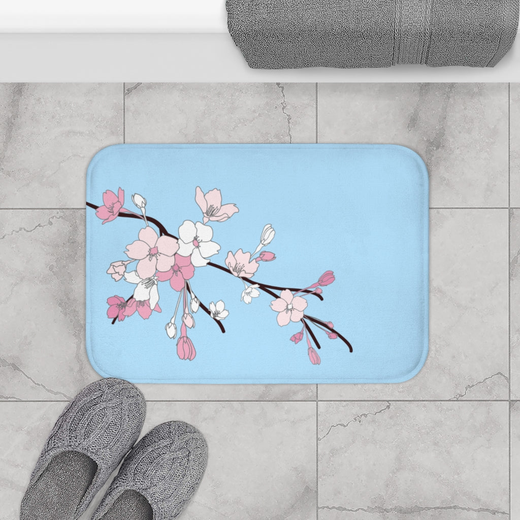 Bath Mat- Sakura Blooms (Spring Skies)