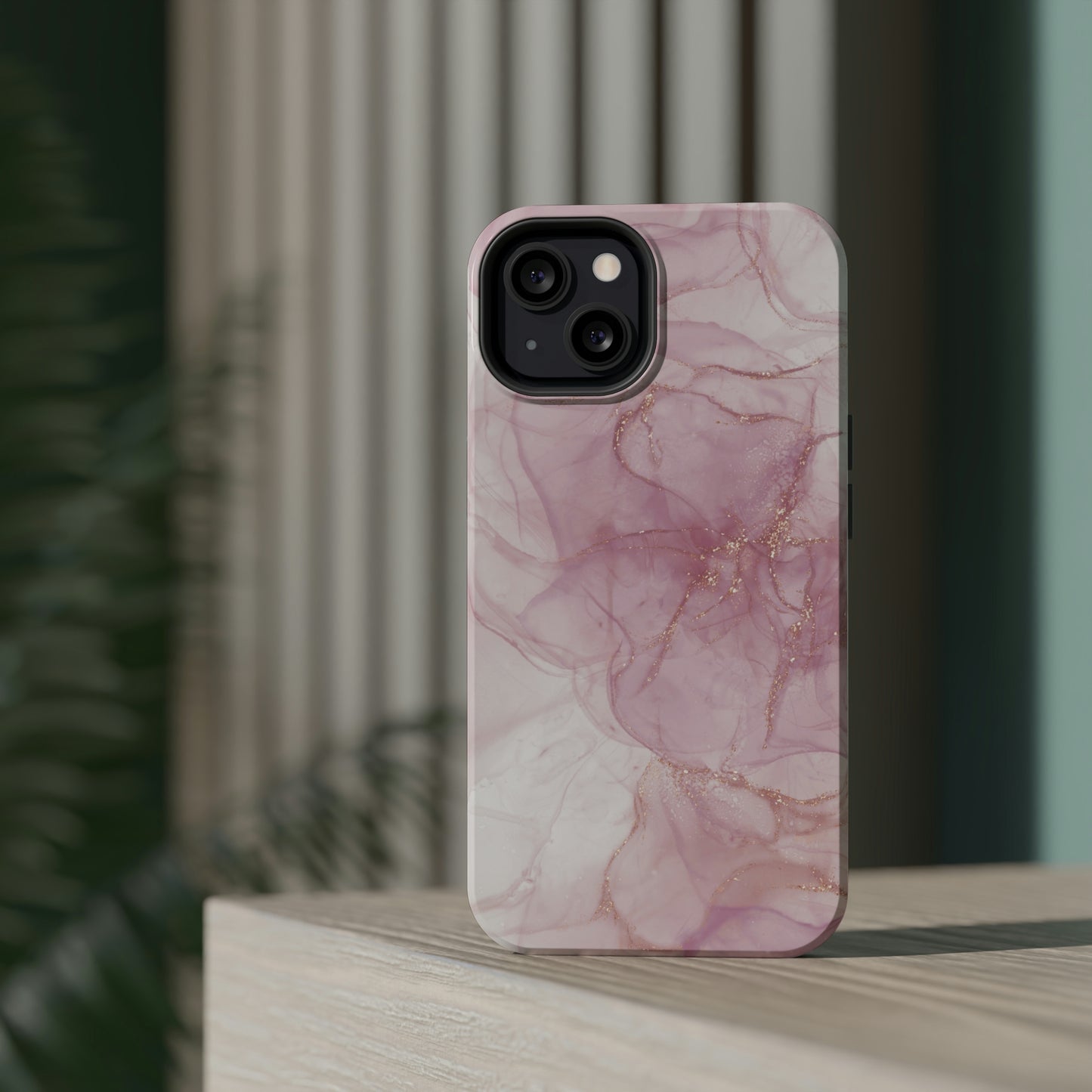 Rose Gold Alcohol Ink Art, MagSafe