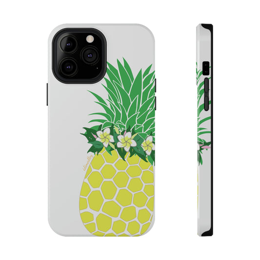 Pineapple with Plumeria Flower Haku Lei Po’o
