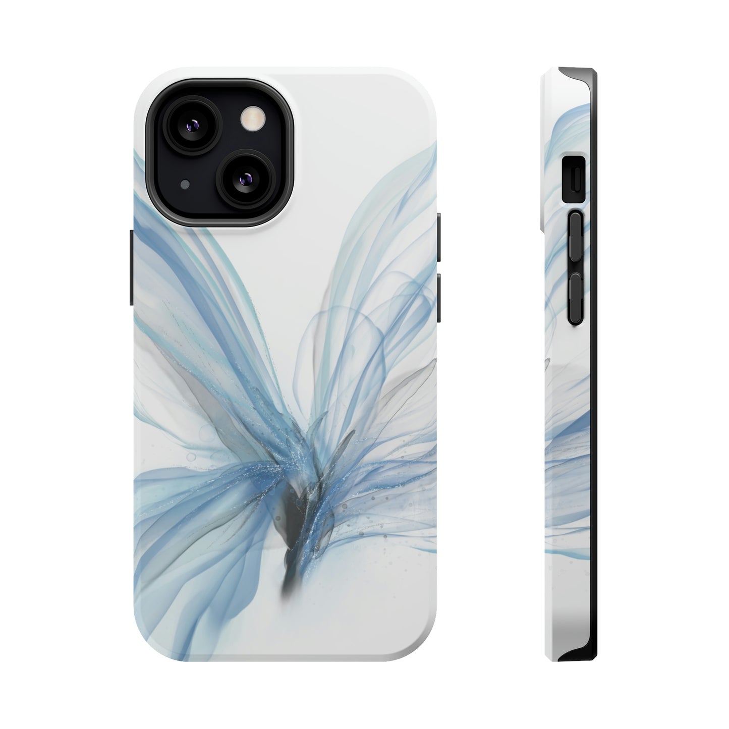 Blue Butterfly Alcohol Ink, MagSafe