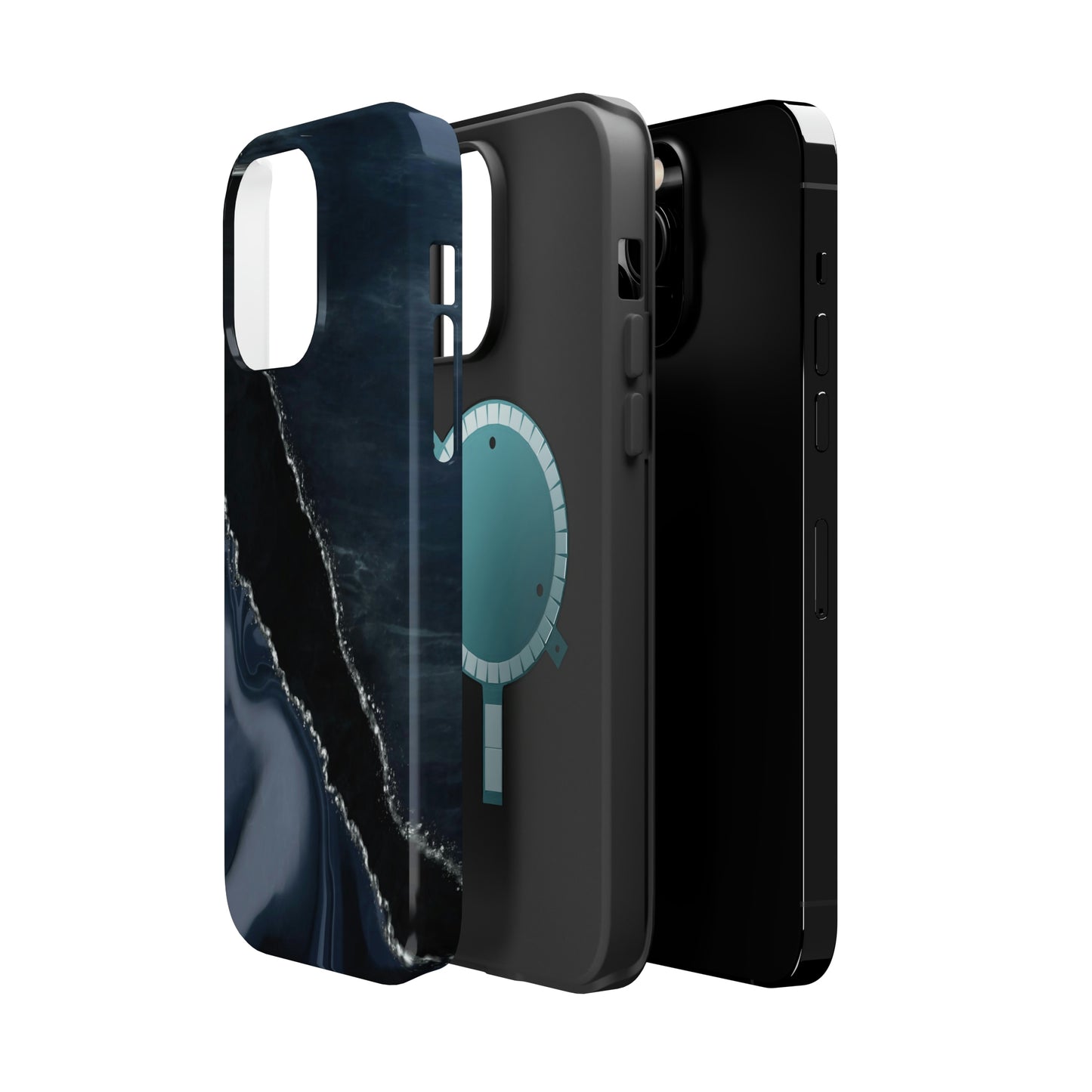 Marble Art Dark Blue Geode, MagSafe