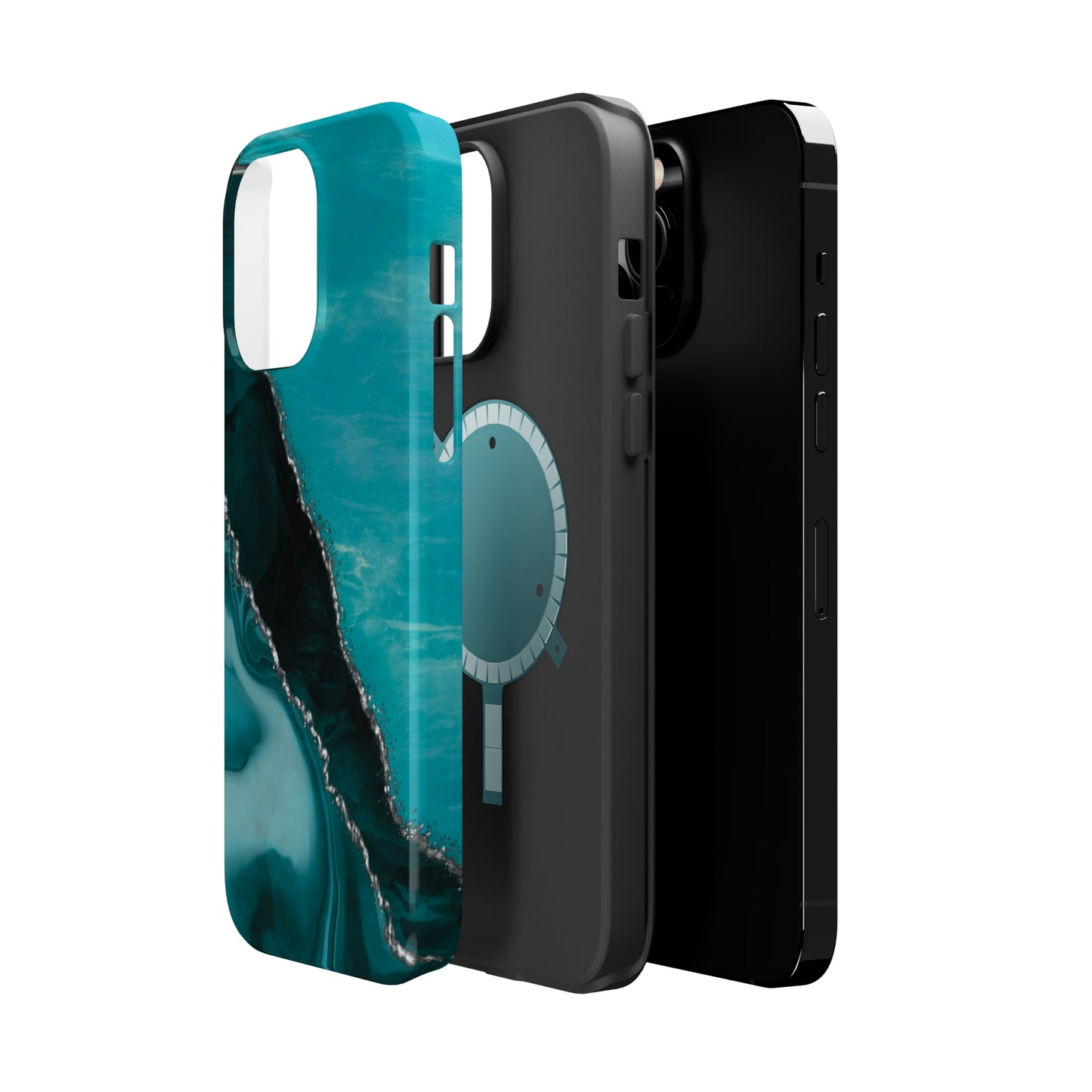Marble Art Turquoise Geode, MagSafe