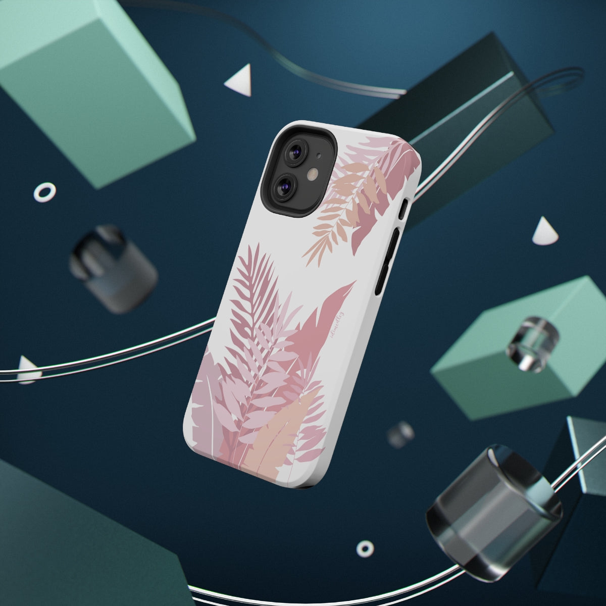 Whispering Leaves (Pink and White)