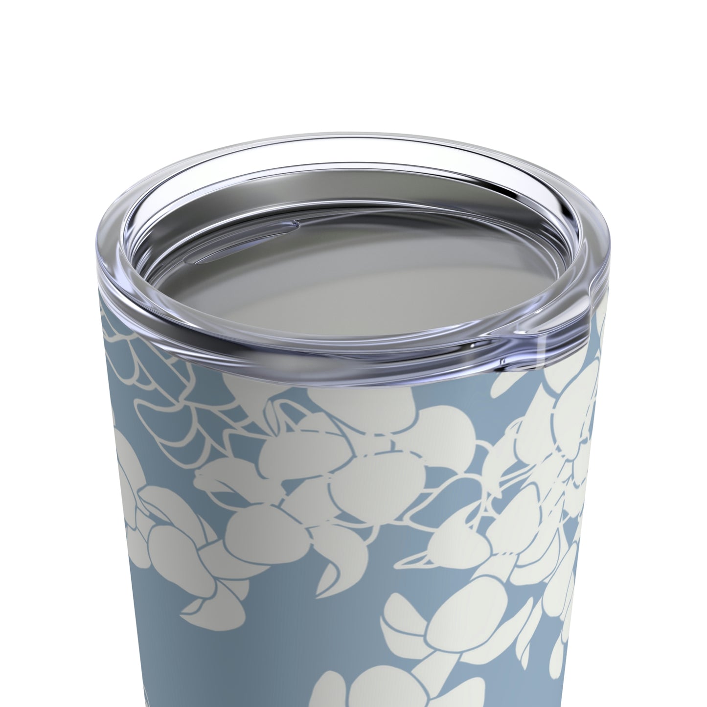 Tumbler 20oz- Puakenikeni Curvilinear Lei (Blue)