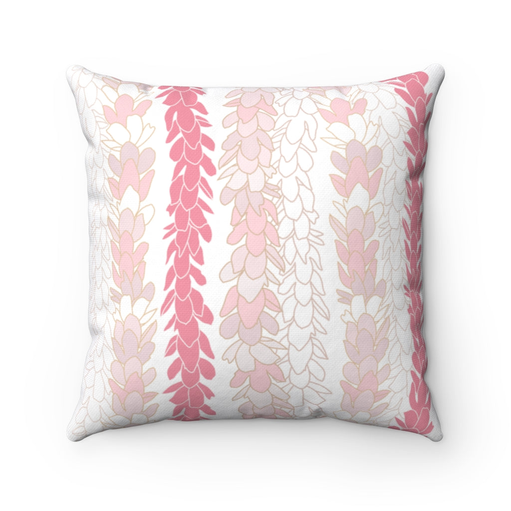Canvas Throw Pillow Case- Pakalana Stringing Pink