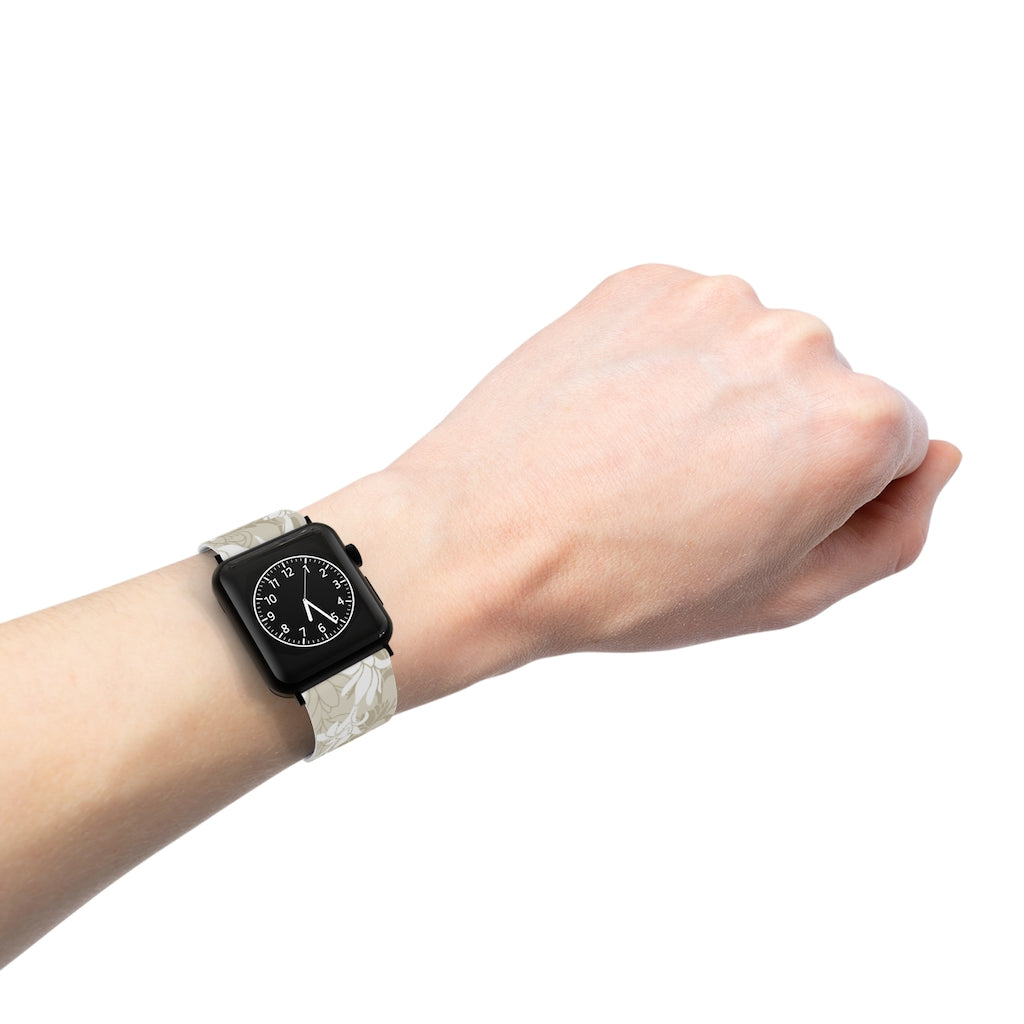 Watch Band for Apple Watch- Tuberoses for Nohea (Sand)