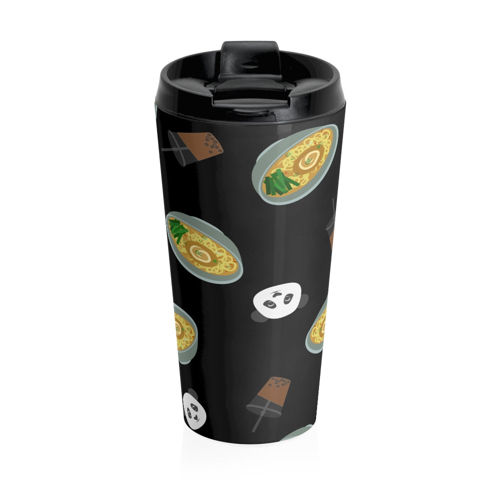 Tumbler/Travel Mug 15 oz- Midi the Ramen Panda