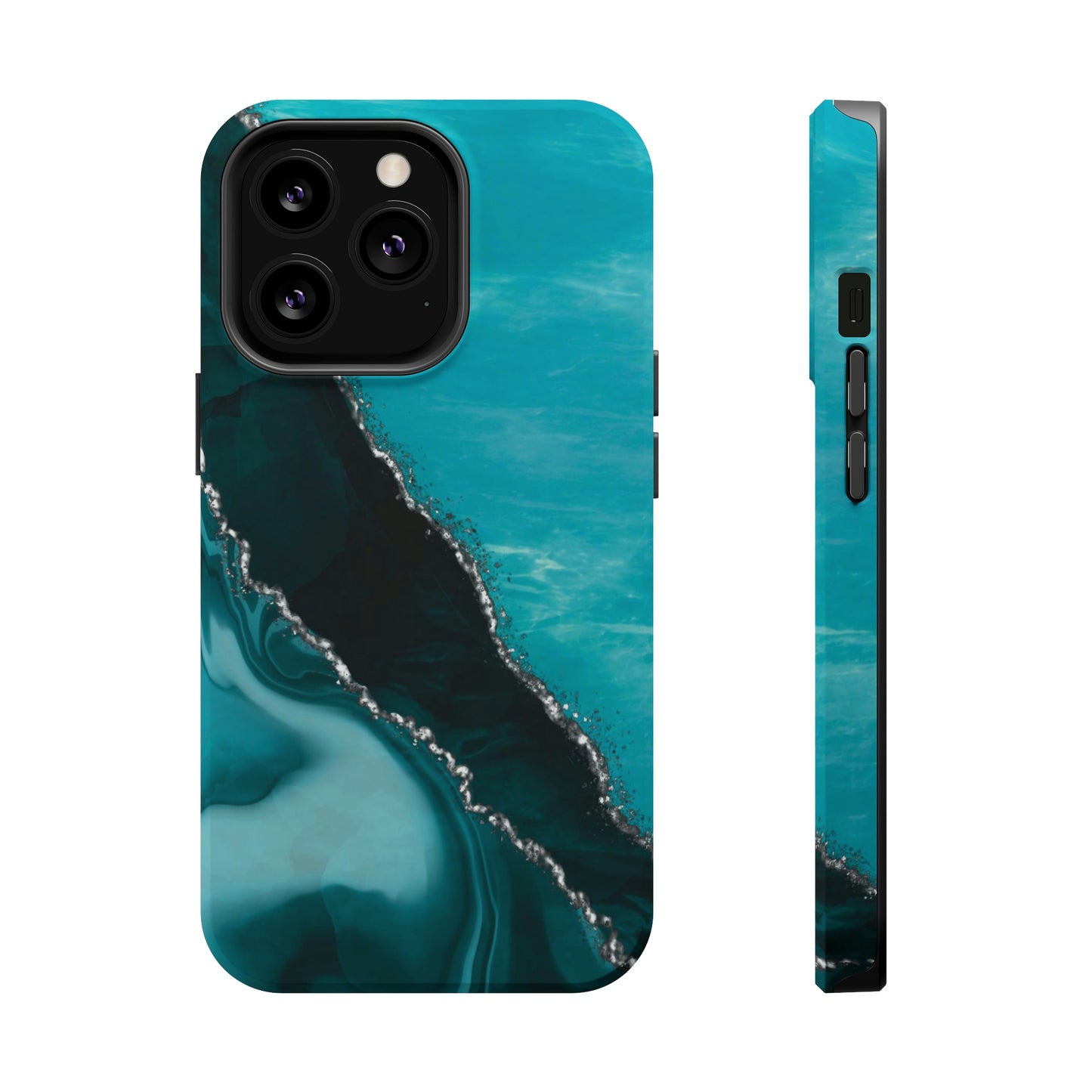 Marble Art Turquoise Geode, MagSafe