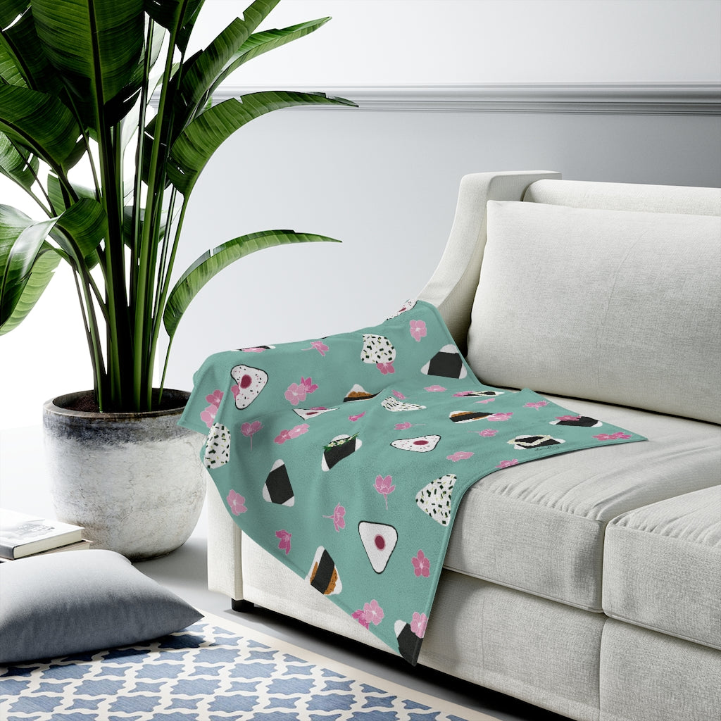 Velveteen Blanket- Musubi Medley (Limu)