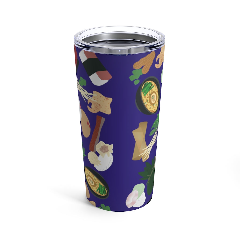 Tumbler 20oz- Broke Da Mouth (Blue)