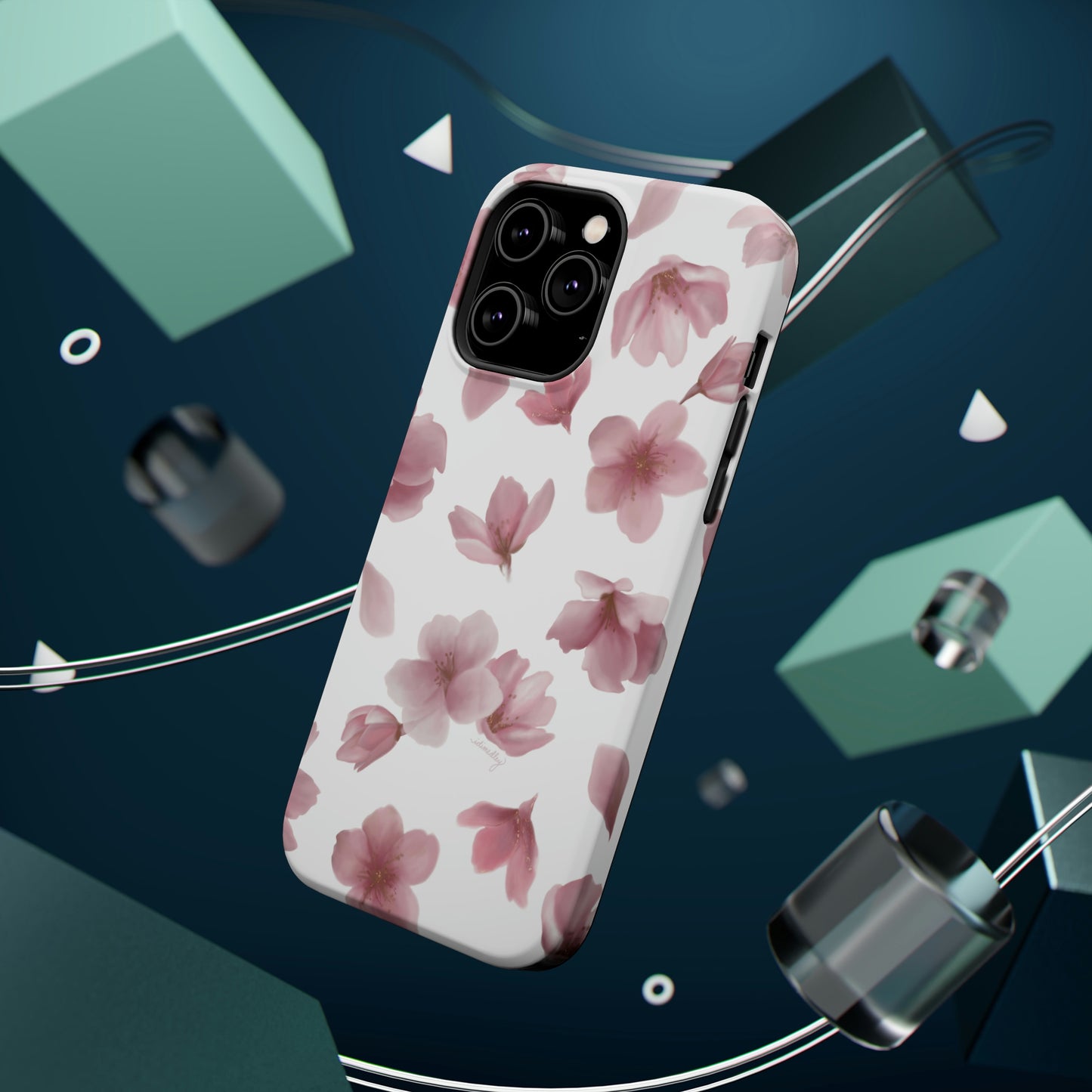 Sakura Cherry Blossoms in Spring (White), MagSafe