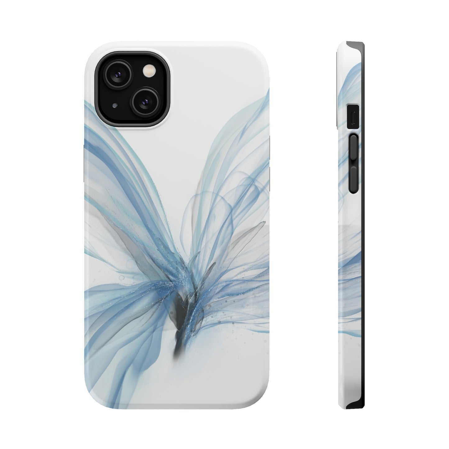 Blue Butterfly Alcohol Ink, MagSafe