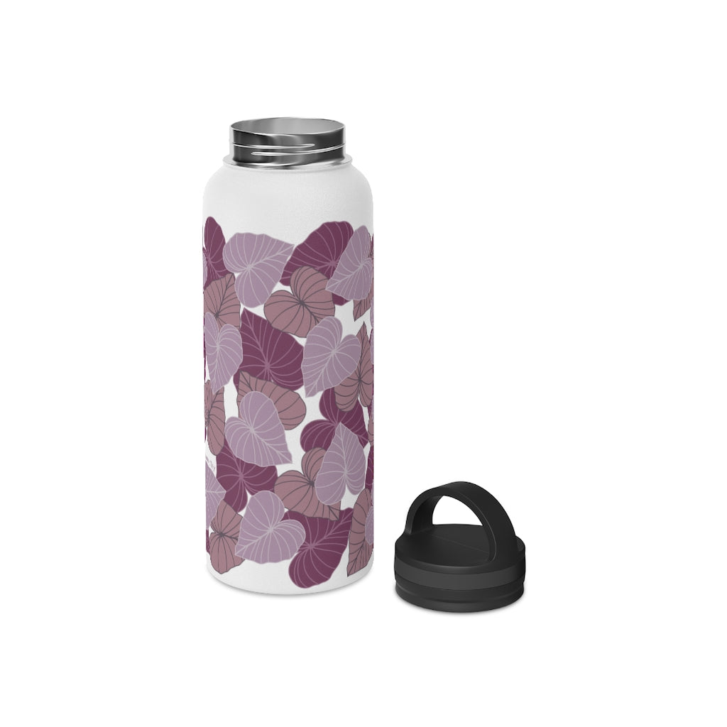 Water Bottle, 3 sizes, Stainless Steel with Handle Lid- Kalo Pinks