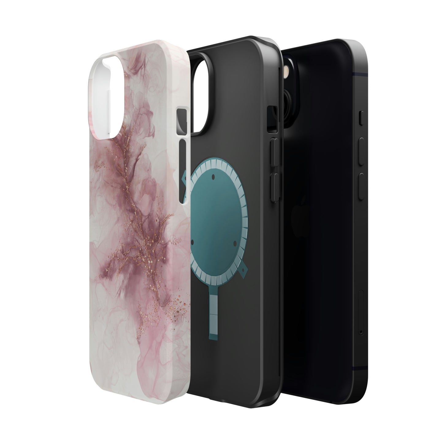 Pink Geode Alcohol Ink Art, MagSafe