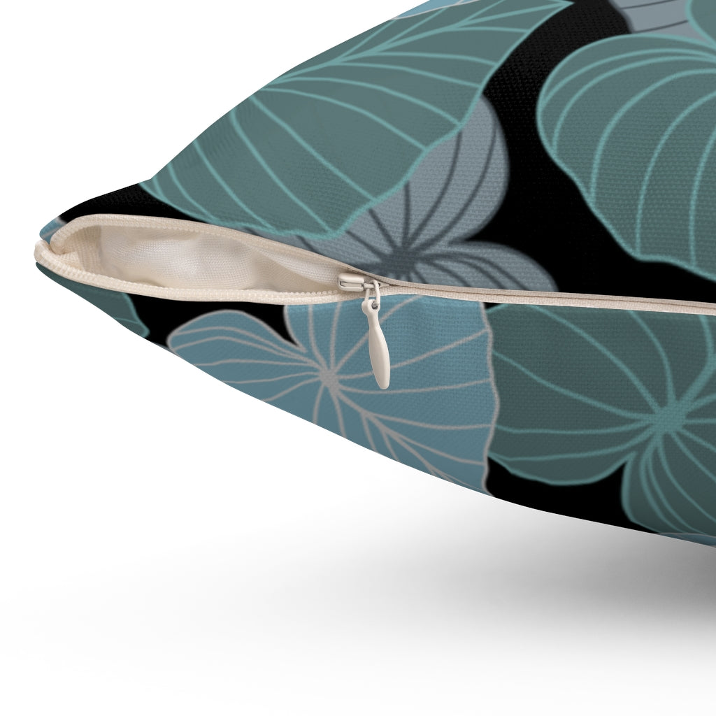 Canvas Throw Pillow Case- Kalo Blues