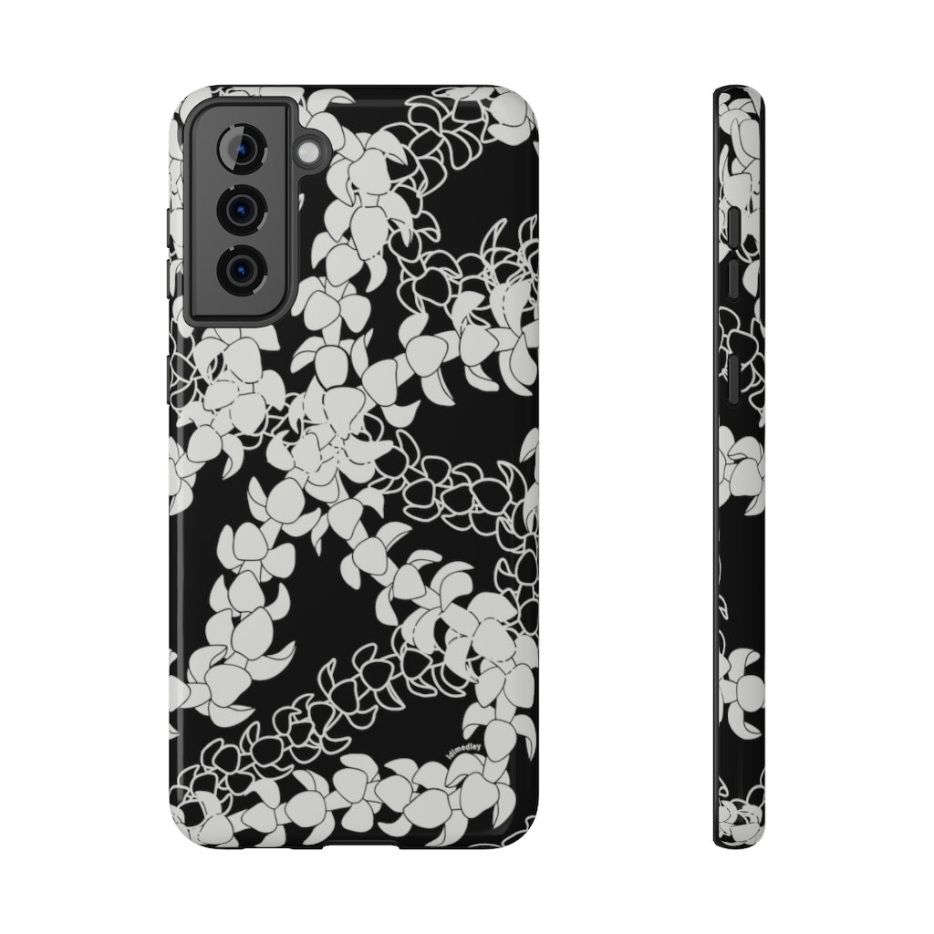 Puakenikeni Curvilinear Lei (Black)