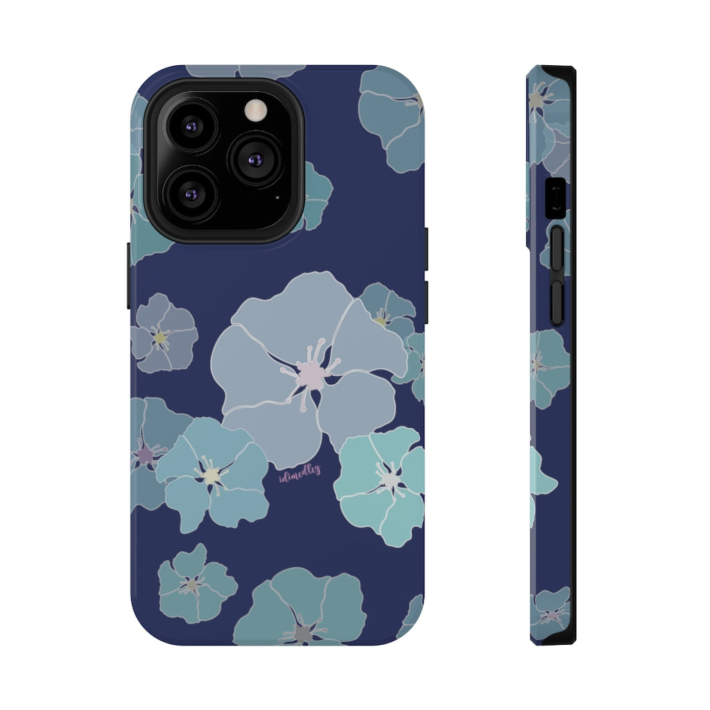 Ilima Flowers Blue on Blue