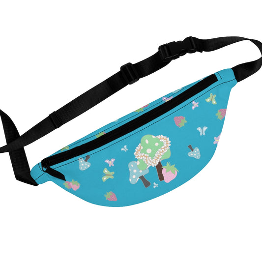Waist/Hip/Shoulder Pack- Bloom Parade (Blue Lagoon)
