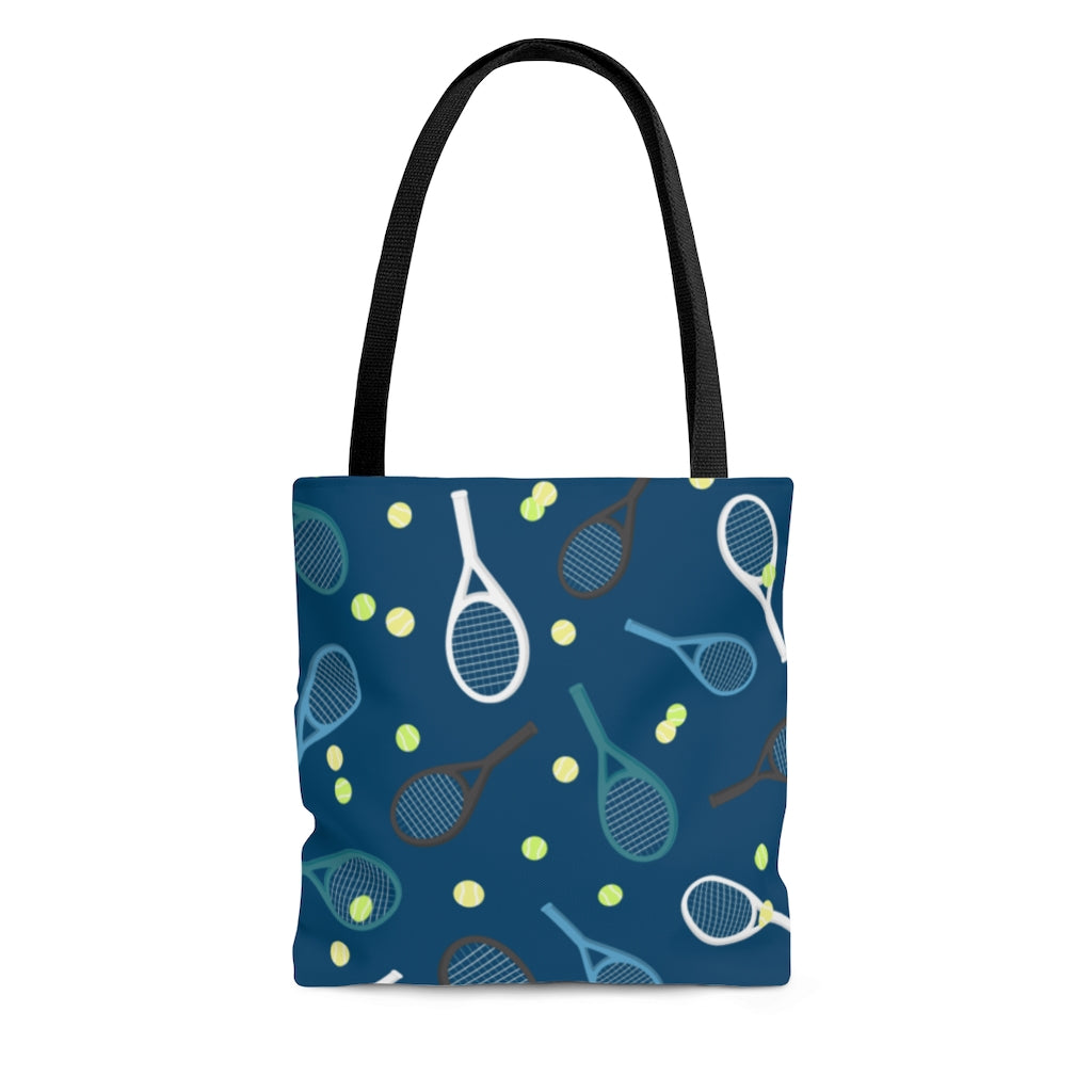 Tote bag- Tennis Precession (Deep Ocean)
