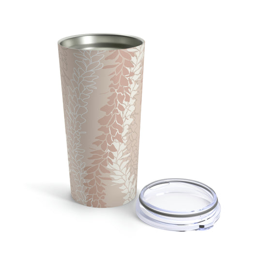 Tumbler 20oz- White Ginger Kisses (Peach)