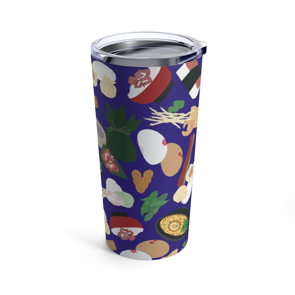 Tumbler 20oz- Broke Da Mouth (Blue)