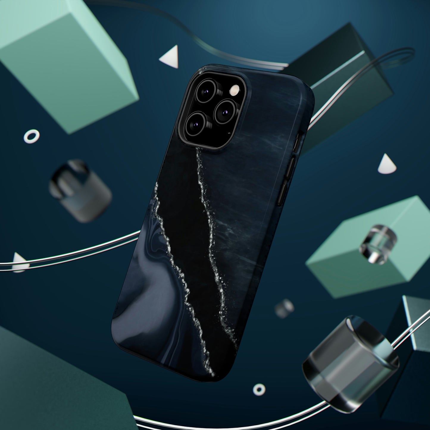 Marble Art Dark Blue Geode, MagSafe