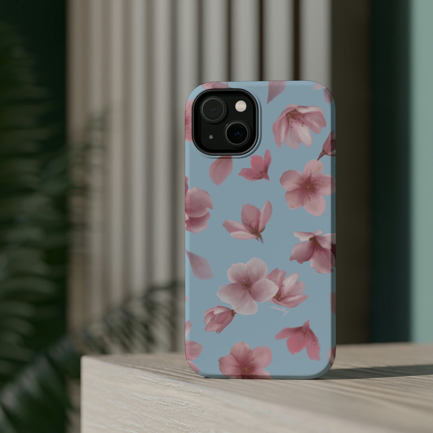 Sakura Cherry Blossoms in Spring (Light Blue), MagSafe