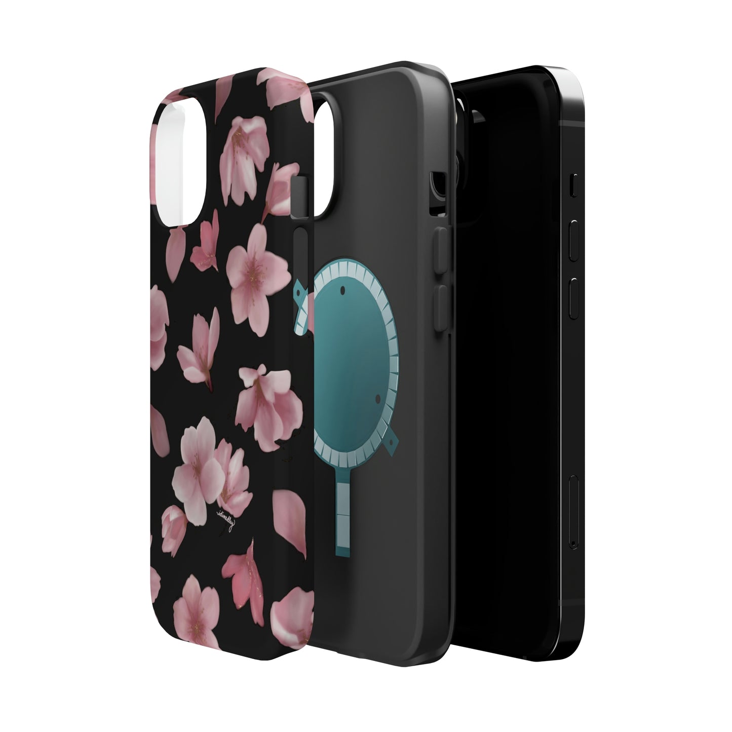 Sakura Cherry Blossoms in Spring (Black), MagSafe