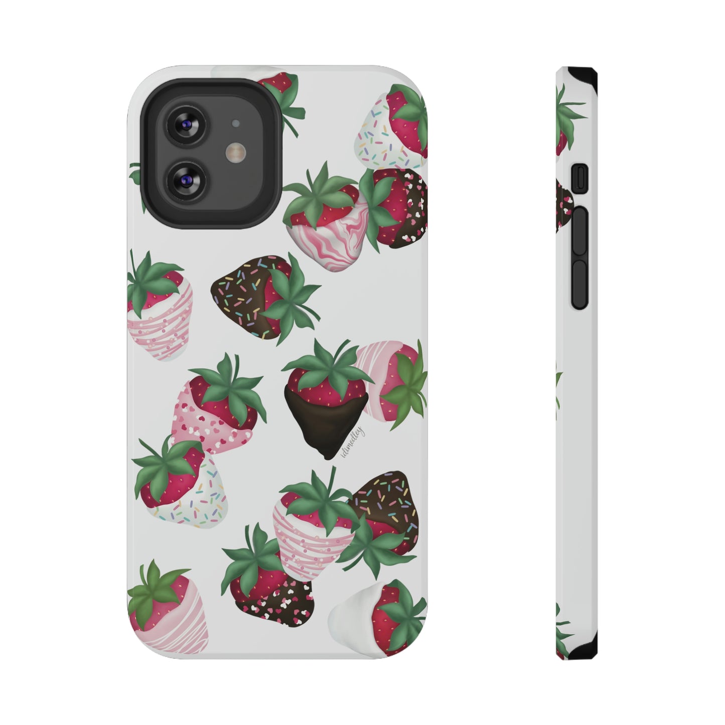 Strawberry Dipped Confections (White)