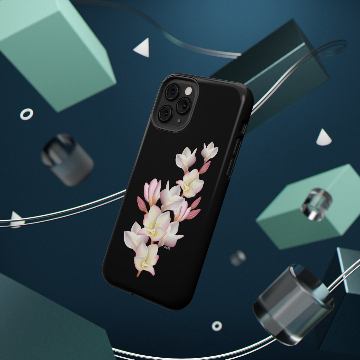 Plumeria Cluster (Black)