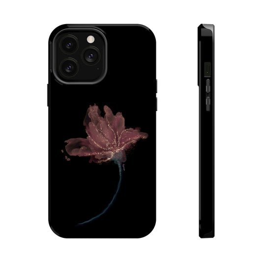 Flower Alcohol Ink Art (Black), MagSafe