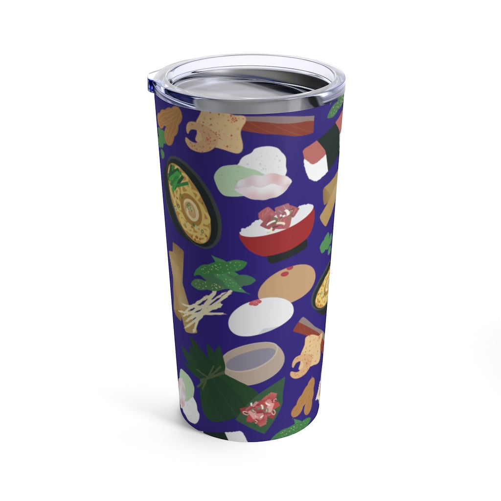 Tumbler 20oz- Broke Da Mouth (Blue)