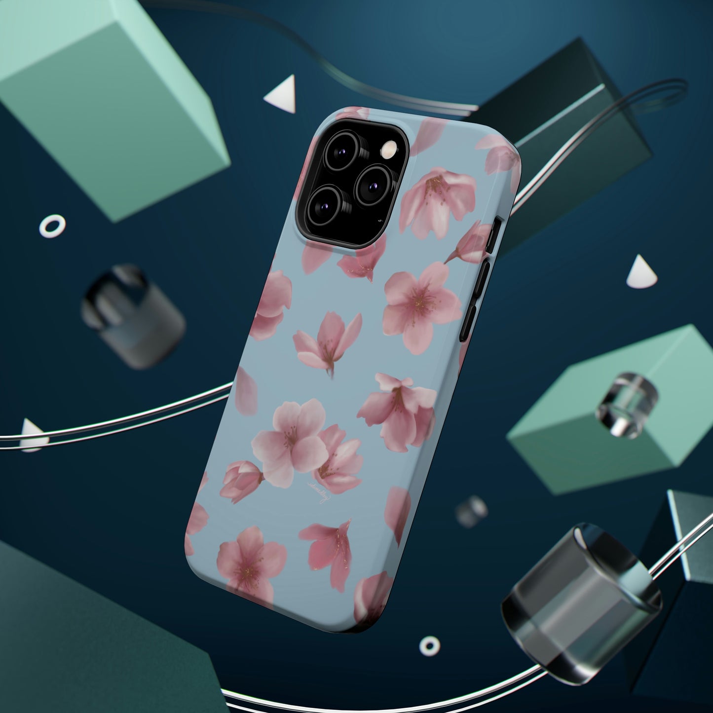 Sakura Cherry Blossoms in Spring (Light Blue), MagSafe