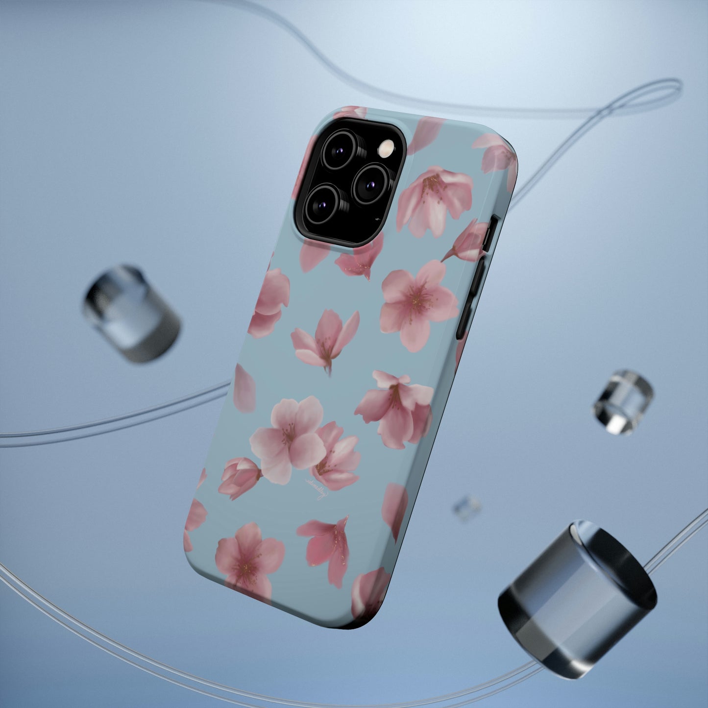 Sakura Cherry Blossoms in Spring (Light Blue), MagSafe
