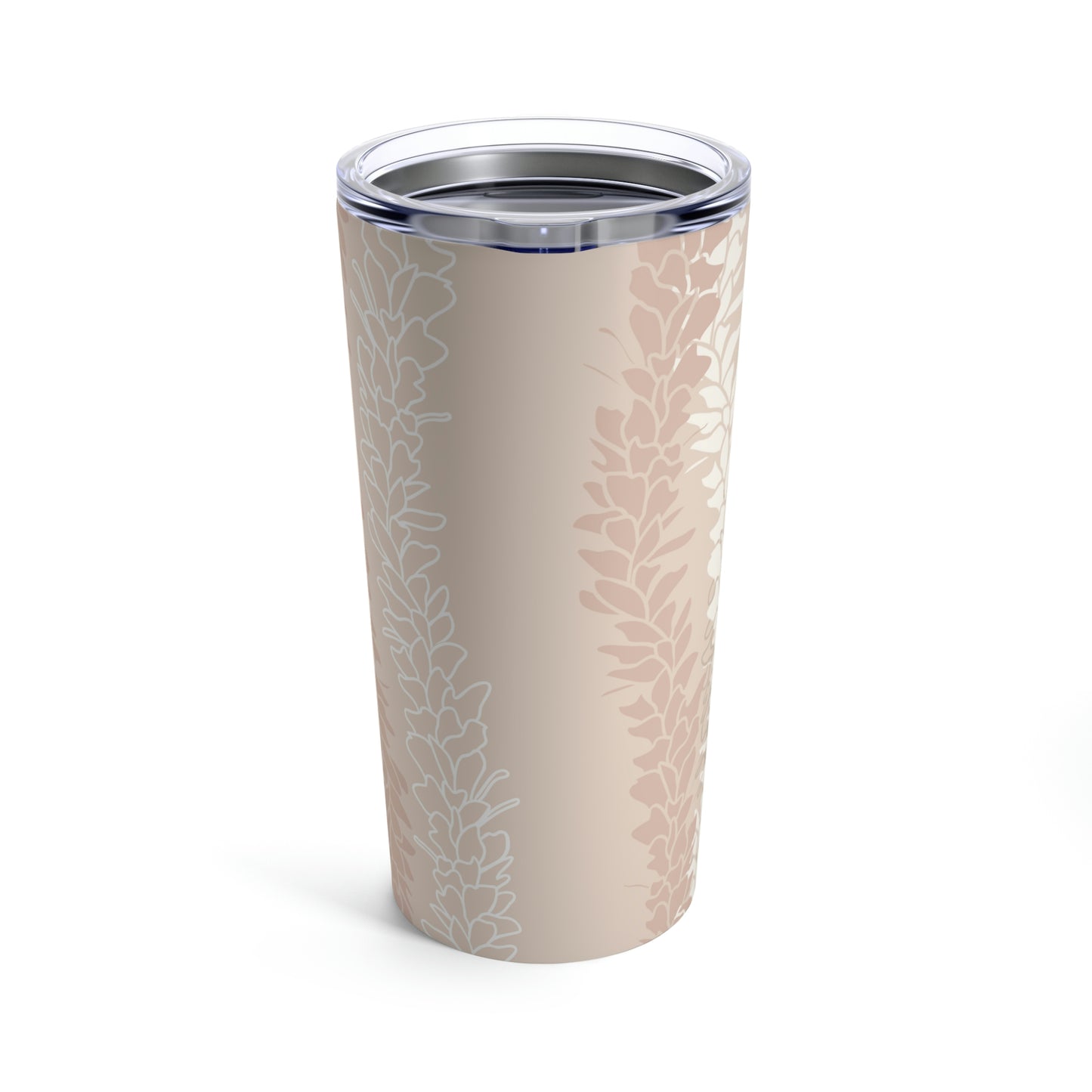 Tumbler 20oz- White Ginger Kisses (Peach)