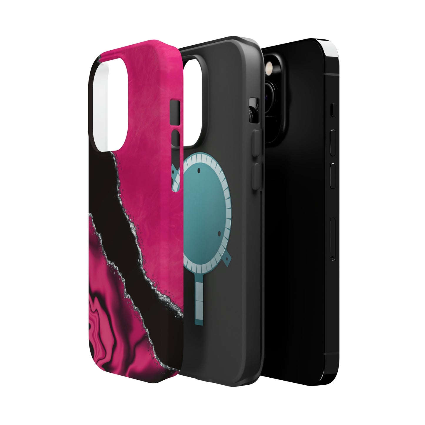 Marble Art Hot Pink Geode, MagSafe