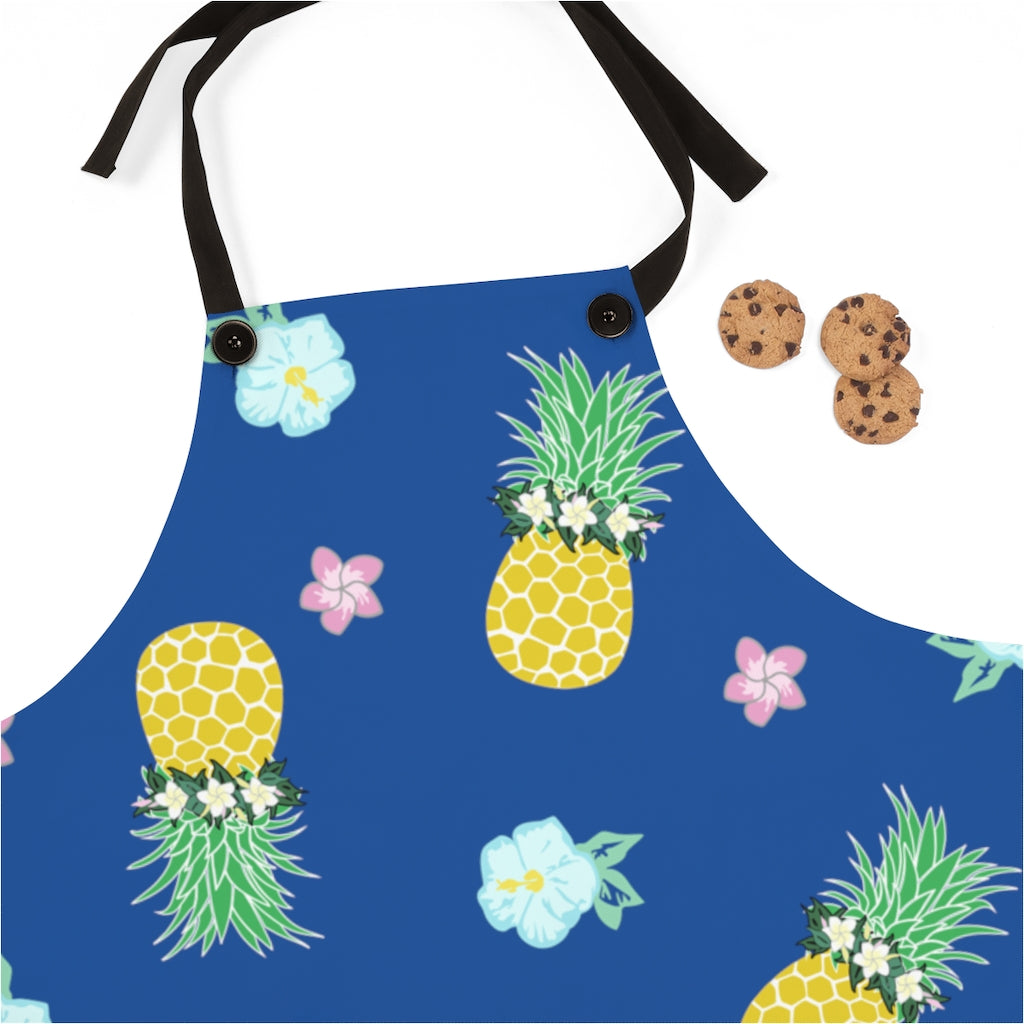 Apron- Pineapple Party (Deep Blue Sea)