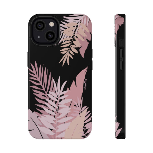 Whispering Leaves (Pink and Black)