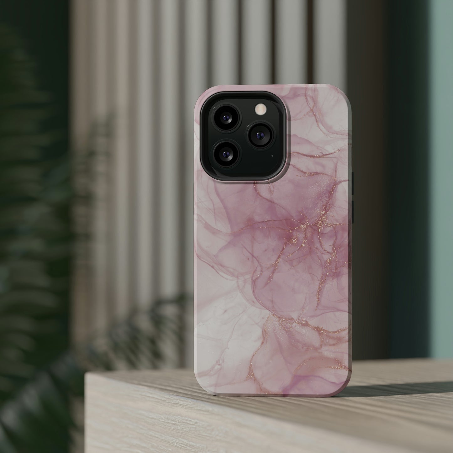 Rose Gold Alcohol Ink Art, MagSafe