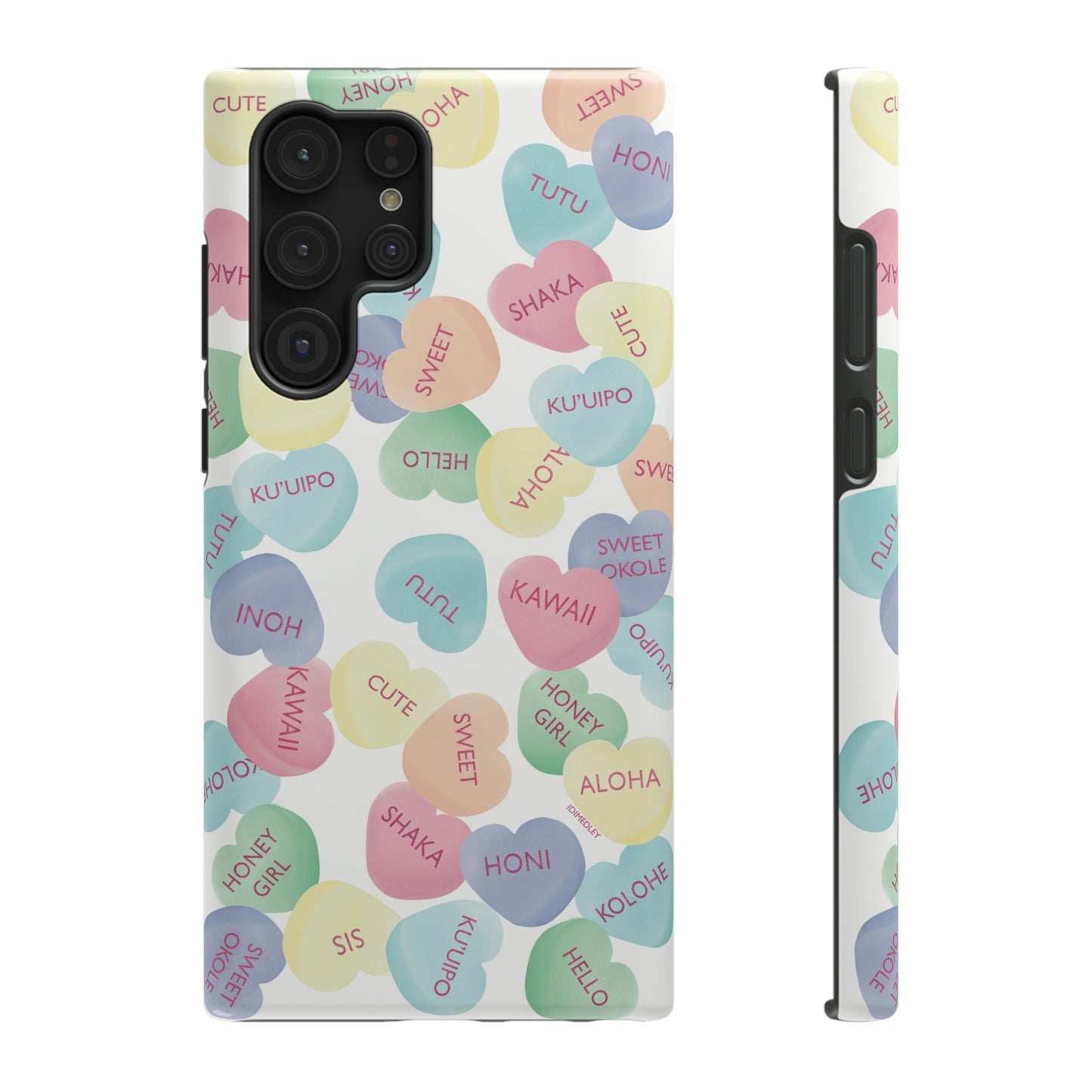 Candy Conversation Hearts Hawaii Style (White)