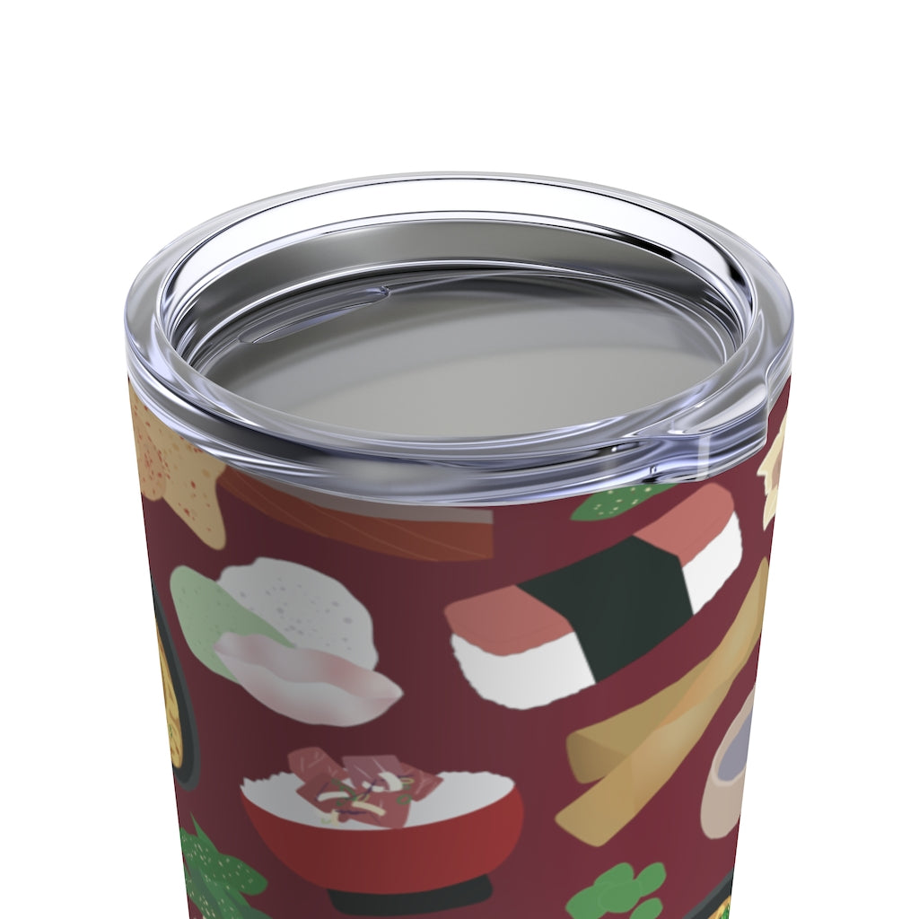 Tumbler 20oz- Broke Da Mouth (Maroon)