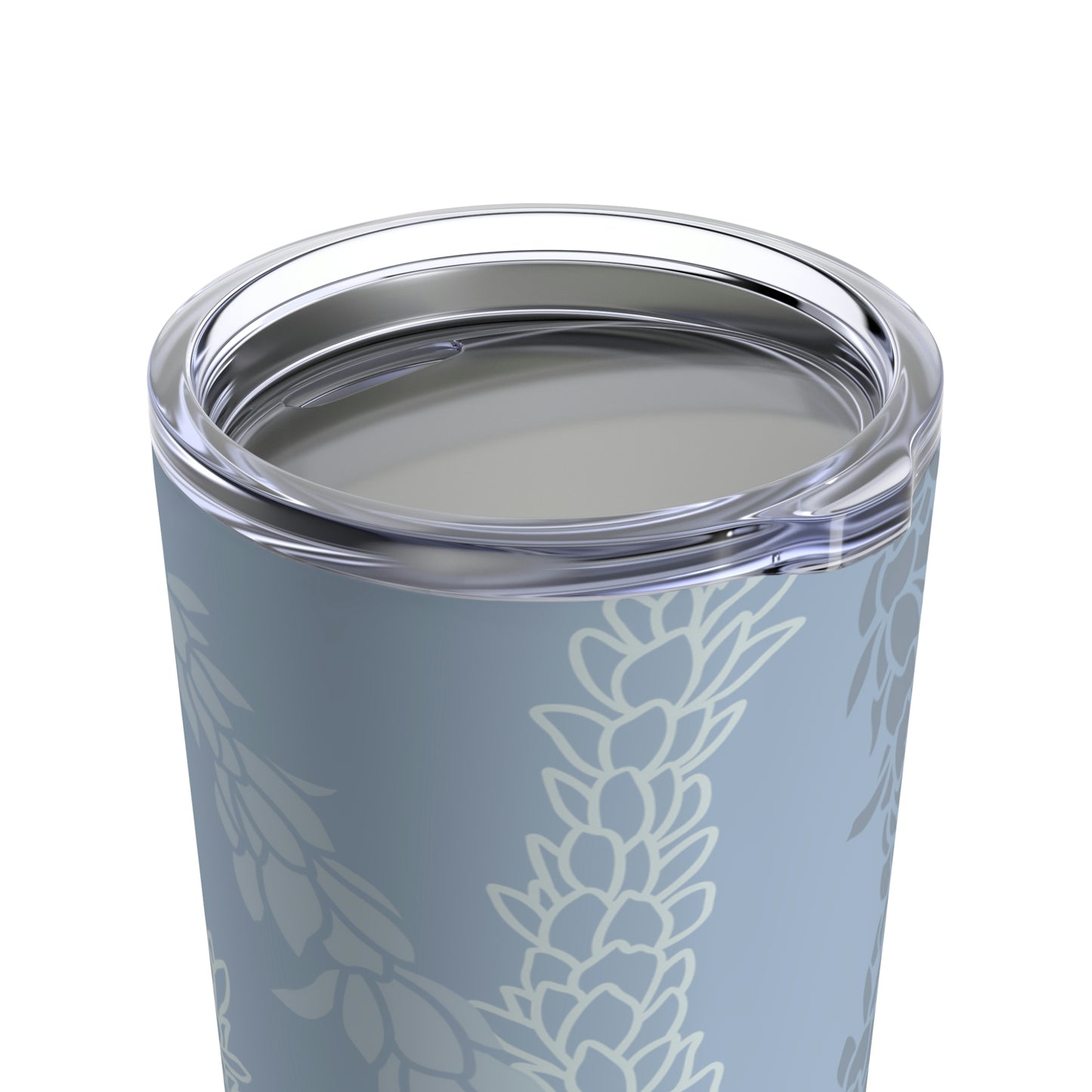 Tumbler 20oz- Pikake Wishes (Cyan Blue)