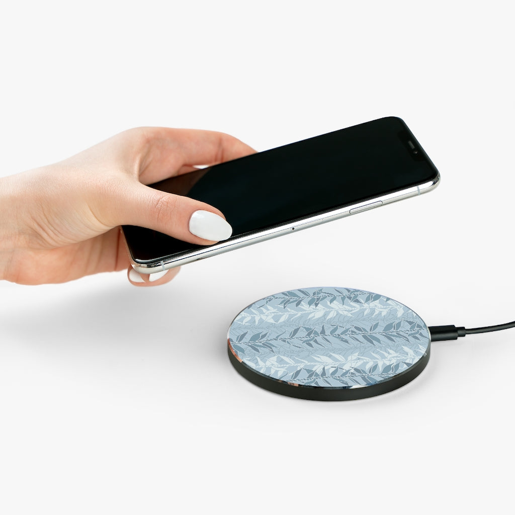 Wireless Charger- Ti Leaf Lucky Leis (Steel Blue)